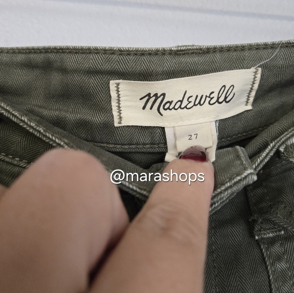 Madewell The Curvy Perfect Vintage Straight Workwear Pants - Picture 6 of 7